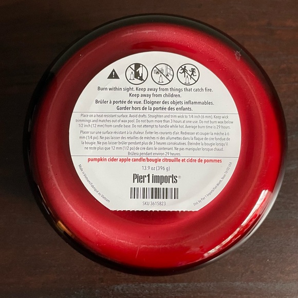 pumpkin cider apple 3 wick candle - Picture 5 of 5